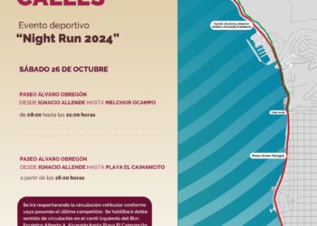 Implementarán cierre del malecón por el Medio Maratón Nocturno “Night Run 2024”