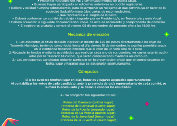 Abierta la convocatoria para Reina del Carnaval La Paz 2025