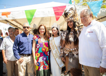 Autoridades municipales y estatales conmemoran el DXXXII Encuentro de Dos Mundos y el Día de la Nación Pluricultural