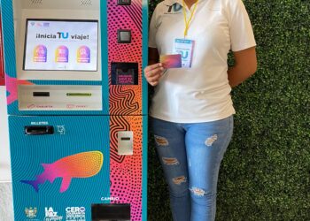 Instalan cajeros para recargar las tarjetas del transporte público “Tiburón Urbano”