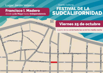 Cierre vial para el desarrollo de las actividades del Festival por la Sudcalifornidad