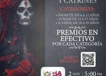 Convocan al “Concurso de Catrinas y Catrines” del Día de Muertos