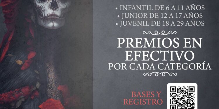 Convocan al “Concurso de Catrinas y Catrines” del Día de Muertos