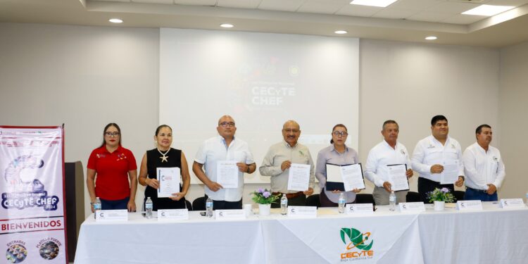 FIRMA CECYTE BCS, UTLP Y CANIRAC CONVENIOS PARA EL FORTALECIMIENTO EDUCATIVO DE BCS