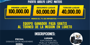 ANUNCIAN 9 Y 10 DE NOVIEMBRE TORNEO DE PESCA “HALCONES AL MAR 2024”