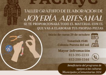 INVITA INSTITUTO SUDCALIFORNIANO DE CULTURA A TALLER DE JOYERÍA ARTESANAL EN LA PAZ