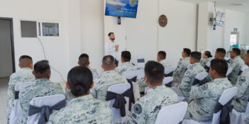 IMPARTEN PLÁTICA SOBRE PREVENCIÓN DEL SUICIDIO A JÓVENES DE LA GUARDIA NACIONAL