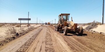 REHABILITA GOBIERNO DEL ESTADO EL CAMINO A BENITO JUÁREZ EN MULEGÉ