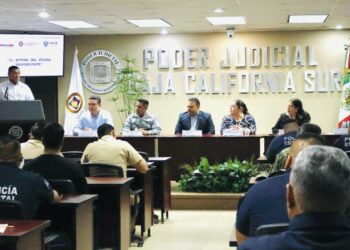 FORTALECEN LABOR DE PRIMEROS RESPONDIENTES EN ÁREAS OPERADORAS DEL SISTEMA DE JUSTICIA PENAL EN BCS