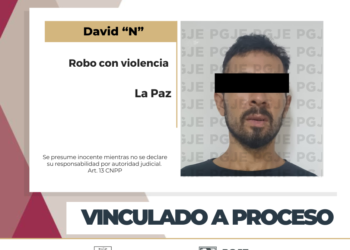 QUEDA DAVID N EN PRISIÓN PREVENTIVA POR ROBO CON VIOLENCIA A NEGOCIO EN LA PAZ 