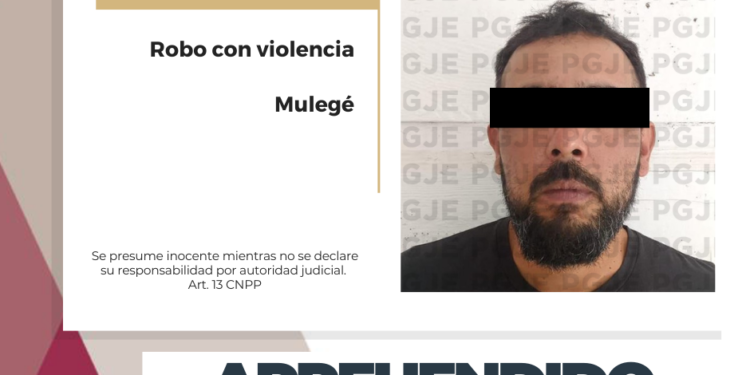  ASEGURA PGJE EN MULEGÉ A UN HOMBRE BUSCADO EN BAJA CALIFORNIA POR ROBO CON VIOLENCIA