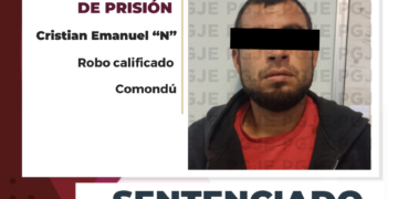 POR ROBO CRISTIAN “N” PASARÁ MÁS DE 3 AÑOS EN PRISIÓN