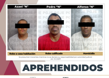 CUMPLIMENTA PGJE MANDAMIENTOS JUDICIALES A IMPUTADOS POR DIVERSOS DELITOS