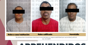 CUMPLIMENTA PGJE MANDAMIENTOS JUDICIALES A IMPUTADOS POR DIVERSOS DELITOS