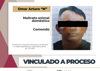 OBTIENE PGJE VINCULACIÓN A PROCESO CONTRA IMPUTADO POR MALTRATO ANIMAL DOMÉSTICO EN CIUDAD CONSTITUCIÓN 