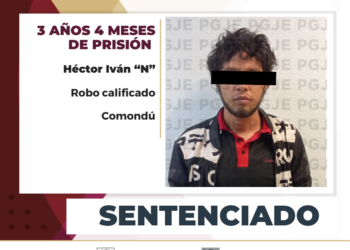 POR ROBO HÉCTOR IVÁN N ESTARÁ EN PRISIÓN MÁS DE 3 AÑOS 