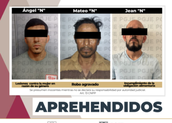 APREHENDE PGJE A 3 IMPUTADOS POR DIVERSOS DELITOS