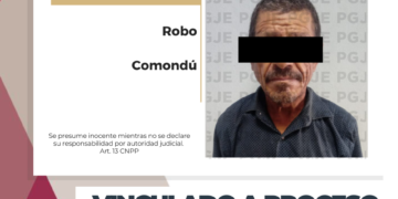 POR ROBO EN COMONDÚ QUEDA EN PRISIÓN PREVENTIVA