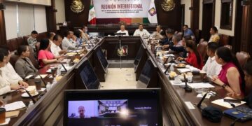 PRESIDE GOBERNADOR VMCC SESIÓN DE LA MESA INTERREGIONAL DE SEGURIDAD DE BCS