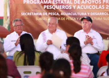 CON INVERSIÓN DE 4.5 MDP ENTREGA VMCC APOYOS PARA EL SECTOR PESQUERO Y ACUÍCOLA EN COMONDÚ