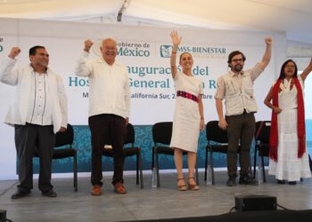 INAUGURA CLAUDIA SHEINBAUM Y VÍCTOR CASTRO NUEVO HOSPITAL GENERAL DE SANTA ROSALÍA 
