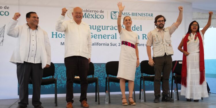 INAUGURA CLAUDIA SHEINBAUM Y VÍCTOR CASTRO NUEVO HOSPITAL GENERAL DE SANTA ROSALÍA