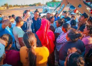 ARRANCA OBRA DE AMPLIACIÓN DE LA RED DE AGUA POTABLE EN LA COLONIA GUERRERO EN VIZCAÍNO.