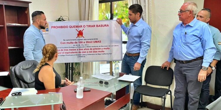 Se aplicarán multas de 100 a 20 mil UMAS a personas que generen basureros clandestinos en CSL