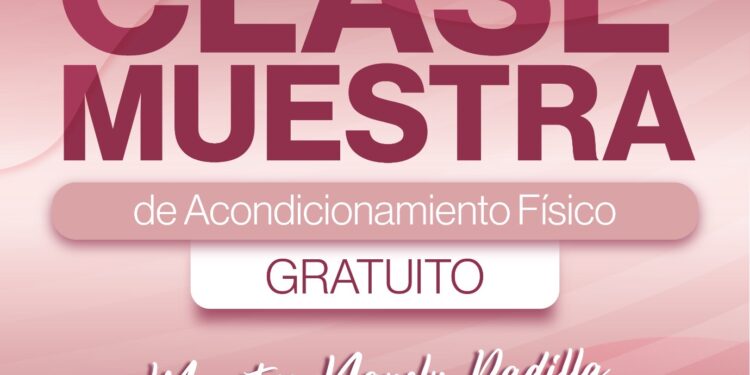 Invitan a clase muestra de activación física en el CDM “El Piojillo”