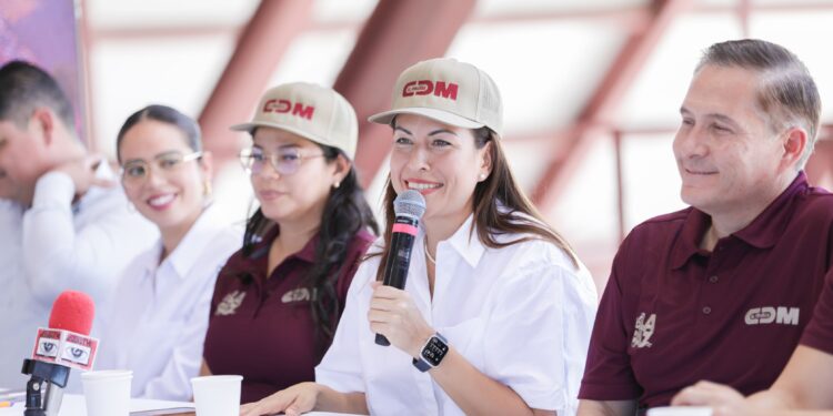 Milena Quiroga presenta las actividades deportivas que se realizarán en el CDM “El Piojillo”