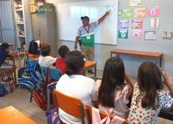 Protección Civil Municipal capacita a alumnos de primarias en prevención ante fenómenos naturales