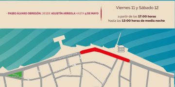 Cierre del Paseo Álvaro Obregón por evento cultural