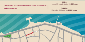 Anuncian cierre de vialidades en el Centro Histórico por trabajos de CFE