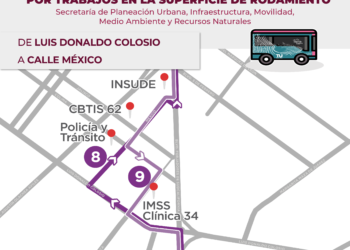 Tomarán ruta alterna los camiones del Tiburón Urbano  