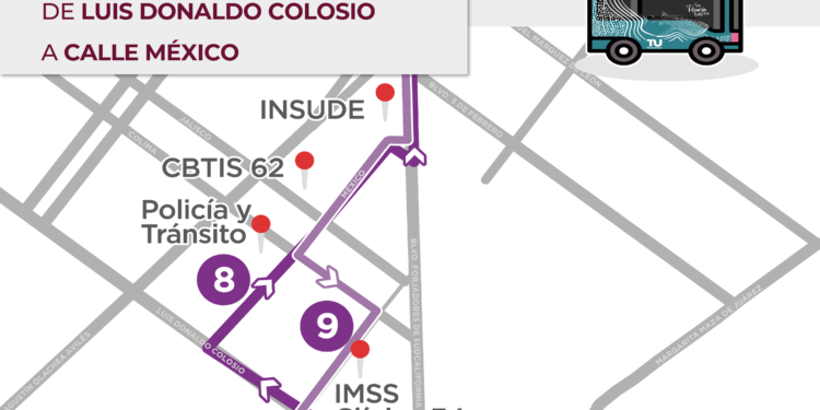 Tomarán ruta alterna los camiones del Tiburón Urbano  