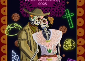 PREMIAN A GANADOR DEL CARTEL OFICIAL ALUSIVO AL FESTIVAL DE DÍA DE MUERTOS 2025