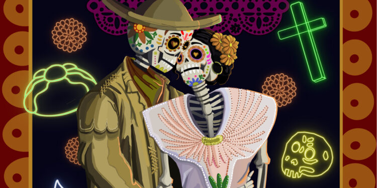 PREMIAN A GANADOR DEL CARTEL OFICIAL ALUSIVO AL FESTIVAL DE DÍA DE MUERTOS 2025