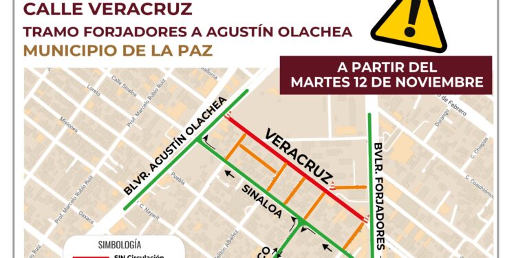 REHABILITARÁN LA CALLE VERACRUZ PARA EL MEJORAMIENTO DE URBANIDAD DEL MUNICIPIO DE LA PAZ
