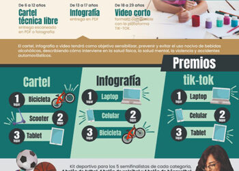 COORDINA SALUD ESTATAL CONCURSO DE INFOGRAFÍAS Y VIDEOS PARA DESALENTAR EL USO NOCIVO DE ALCOHOL