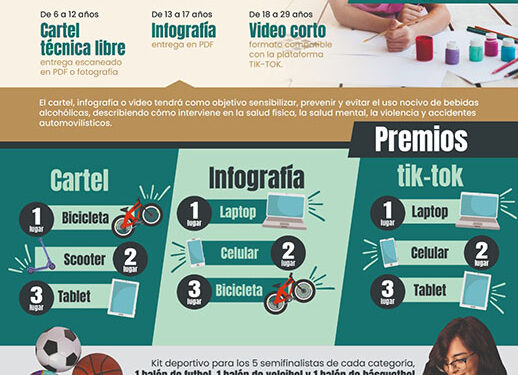COORDINA SALUD ESTATAL CONCURSO DE INFOGRAFÍAS Y VIDEOS PARA DESALENTAR EL USO NOCIVO DE ALCOHOL