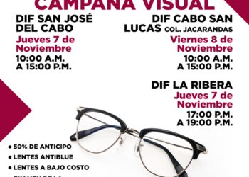 Invita DIF Los Cabos a aprovechar Campaña Visual para adquirir lentes a bajo costo