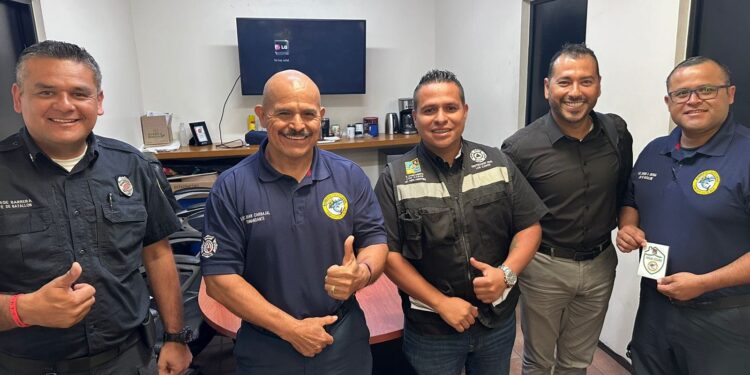 Protección Civil y Bomberos en conjunto reforzarán cultura de prevención de riesgos en CSL