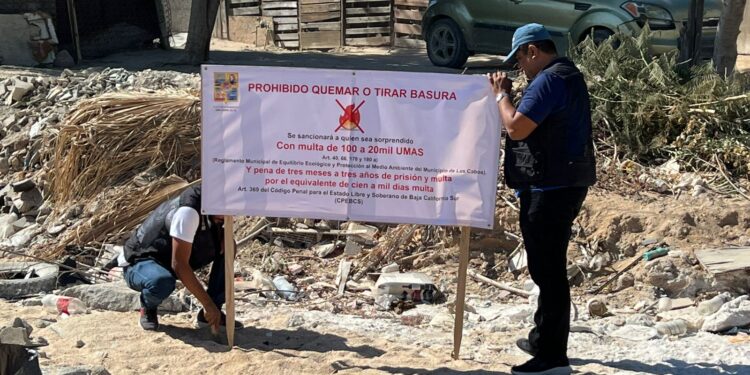 Habrá “mano dura” contra creadores de basureros clandestinos en Los Cabos
