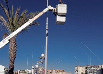 Servicios Públicos trabaja en la mejora de alumbrado público en puntos estratégicos de Cabo San Lucas