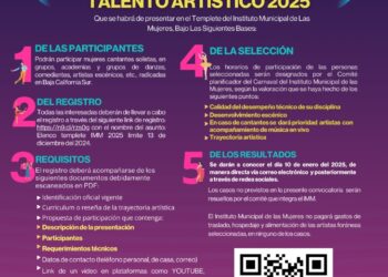 IMM convoca a las artistas para participar en el Carnaval La Paz 2025