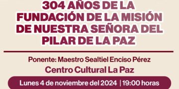 Invitan a la conferencia histórica en el Centro Cultural La Paz