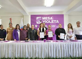 EL PODER JUDICIAL DEL ESTADO REITERA SU COMPROMISO CON LA ERRADICACIÓN DE LA VIOLENCIA A TRAVÉS DE LA MESA VIOLETA