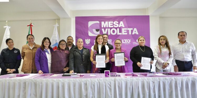EL PODER JUDICIAL DEL ESTADO REITERA SU COMPROMISO CON LA ERRADICACIÓN DE LA VIOLENCIA A TRAVÉS DE LA MESA VIOLETA