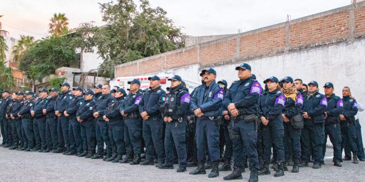 Preparada Policía Municipal para operativo del Carnaval La Paz 2025