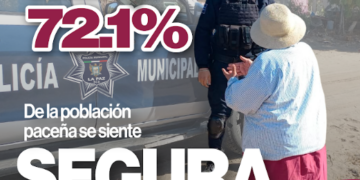 El 72.1% de la población en La Paz se siente segura, reveló la ENSU 